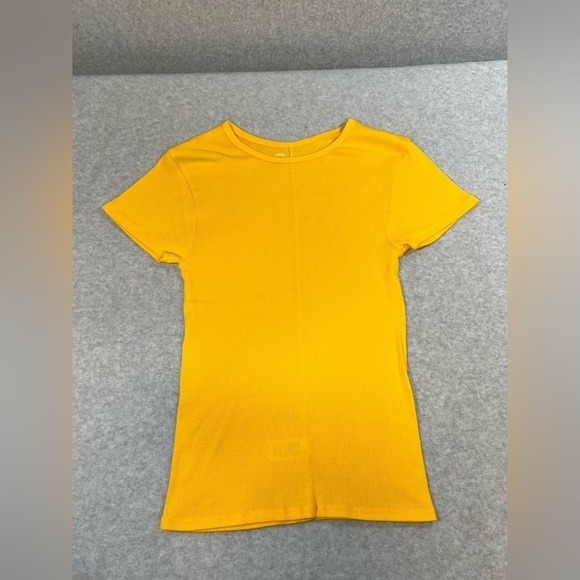 Urban Outfitter Tee Shirt Womens Large Shirt Short Sleeve Yellow - Picture 1 of 1